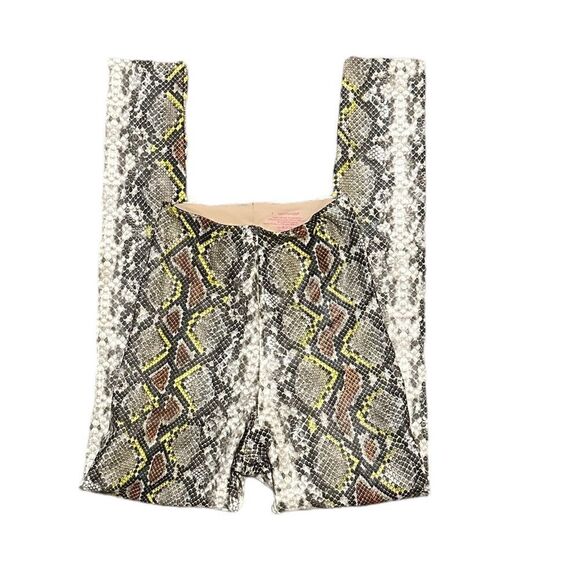 Commando High Rise Faux Leather Python Snakeskin Print Legging Size Small - Picture 6 of 11